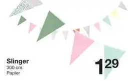 Zeeman Slinger aanbieding