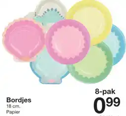 Zeeman Bordjes aanbieding