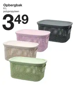 Zeeman Opbergbak aanbieding