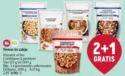 Delhaize Noten in zakje Klassiek of bio aanbieding