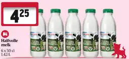 Delhaize Halfvolle melk aanbieding