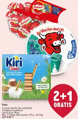 Delhaize Kaas La Vache Qui Rit, Kiri of Babybel aanbieding