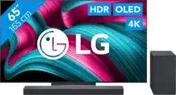 Coolblue LG 65 OLED EVO C54 4K (2025) + LG DSC9S aanbieding