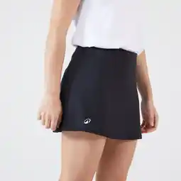 Decathlon Tennisrokje voor dames Dry Essential 100 zwart aanbieding