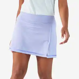 Decathlon Tennisrokje voor dames DRY zachtpaars aanbieding