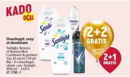 Delhaize Douchegel, zeep of deodorant aanbieding