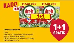 Delhaize Vaatwastabletten aanbieding