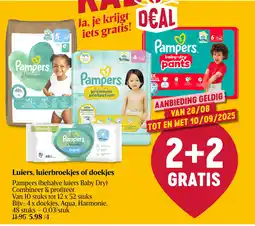 Delhaize Luiers, luierbroekjes of doekjes aanbieding