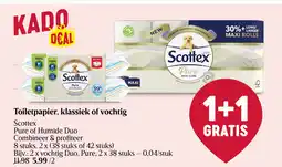 Delhaize Toiletpapier, klassiek of vochtig aanbieding
