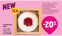 Delhaize Frambozentaart aanbieding