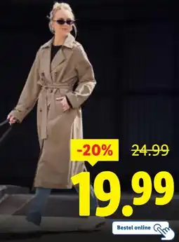 Lidl esmara Trenchcoat aanbieding