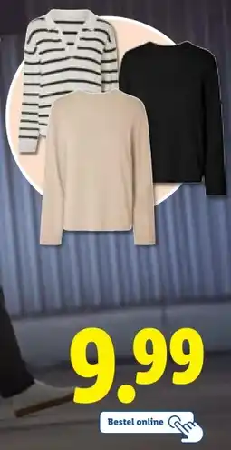 Lidl esmaraⓇ Fijngebreide broek of trui aanbieding