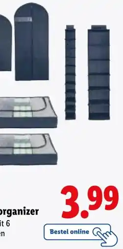 Lidl W5 Textiel organizer aanbieding