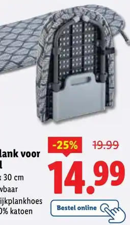 Lidl W5 Strijkplank voor op tafel aanbieding