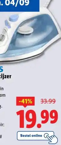 Lidl PHILIPS Stoomstrijkijzer aanbieding