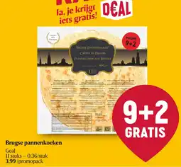 Delhaize Geal Brugse pannenkoeken aanbieding