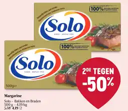 Delhaize Solo - Bakken en Braden Margarine aanbieding