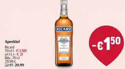 Delhaize Ricard Aperitief aanbieding