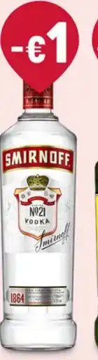 Delhaize Smirnoff Sterkedrank aanbieding
