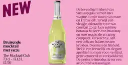 Delhaize The Mocktail Club Bruisende mocktail met yuzu aanbieding