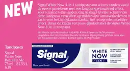 Delhaize Signal White Now Beautiful Me Tandpasta aanbieding
