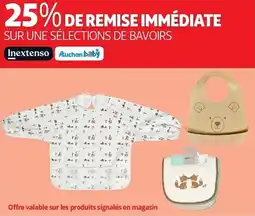 Auchan Sur une sélections de bavoirs aanbieding