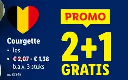 Lidl Courgette aanbieding