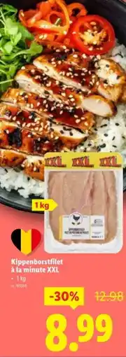 Lidl Kippenborstfilet Ă la minute XXL aanbieding