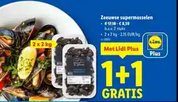 Lidl Zeeuwse supermosselen aanbieding