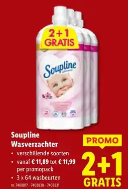 Lidl Soupline Wasverzachter aanbieding