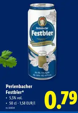 Lidl Perlenbacher Festbier aanbieding