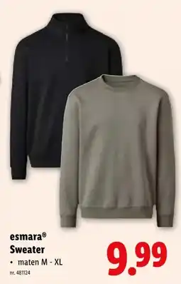 Lidl esmaraⓇ Sweater aanbieding