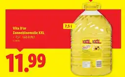 Lidl Vita D'or Zonnebloemolie XXL aanbieding