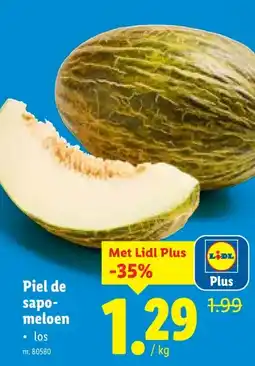 Lidl Piel de sapo- meloen aanbieding