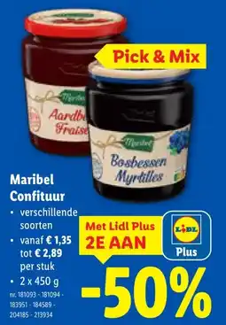 Lidl Maribel Confituur aanbieding