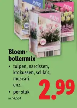Lidl Bloem- bollenmix aanbieding