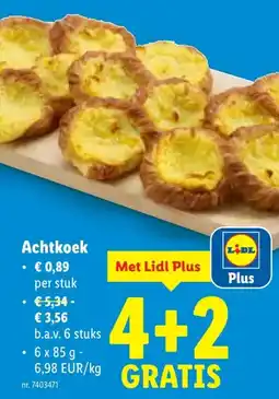 Lidl Achtkoek ⚫ € 0,89 aanbieding