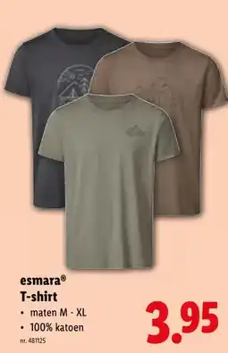 Lidl esmaraⓇ T-shirt aanbieding