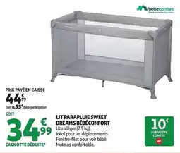 Auchan Lit parapluie sweet dreams bébéconfort aanbieding