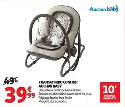 Auchan Transat niko confort auchan baby aanbieding