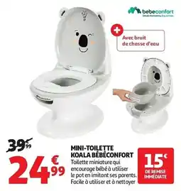 Auchan Mini-toilette koala bébéconfort aanbieding