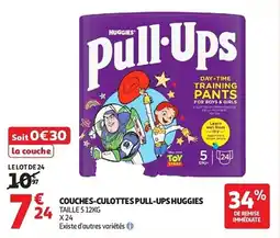 Auchan Couches-culottes pull-ups huggies aanbieding