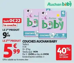 Auchan Couches auchan baby aanbieding