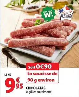 Auchan Chipolatas aanbieding