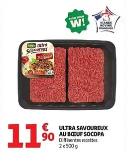 Auchan Ultra savoureux au boeuf socopa aanbieding