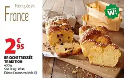 Auchan Brioche tressée tradition aanbieding