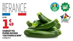 Auchan Courgettes filière auchan cultivons le bon aanbieding