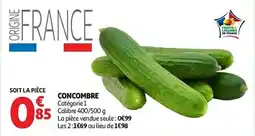 Auchan Concombre aanbieding