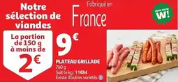 Auchan Plateau grillade aanbieding