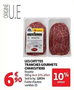 Auchan Les chti'tes tranches gourmets charcutiers aanbieding